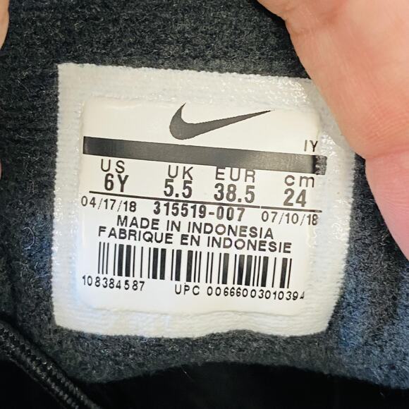 Nike Air Max Penny 1 Shoes Youth Size 6Y 7.5 women White Red Hardaway 315519-007 - Picture 8 of 9